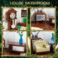 thumbnail image 6 of HI-REEKE House Mini Building Block Set Creative Mushroom House ABS Kit Toy Gift for Kids Red, 6 of 6