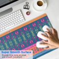 thumbnail image 4 of Long Mouse Pads for Desk,Colorful Pioneer Flower Striped Pattern Desk Mats on Top Of Desks, Desk Mouse Pad Extra Large with 3mm Non-Slip Base and Stitched Edge for Gaming,Office,Work,Home 31.5"x15.7", 4 of 6