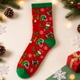 thumbnail image 2 of SAWOBUUN Funny Socks for Men Novelty Crazy Holiday Cozy Cotton Winter Christmas Socks, 2 of 6