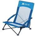thumbnail image 1 of Ozark Trail Low Profile Arm Chair, Polyester Fabric, Steel Frame, 225lbs Weight Capacity, Bule Colour., 1 of 5