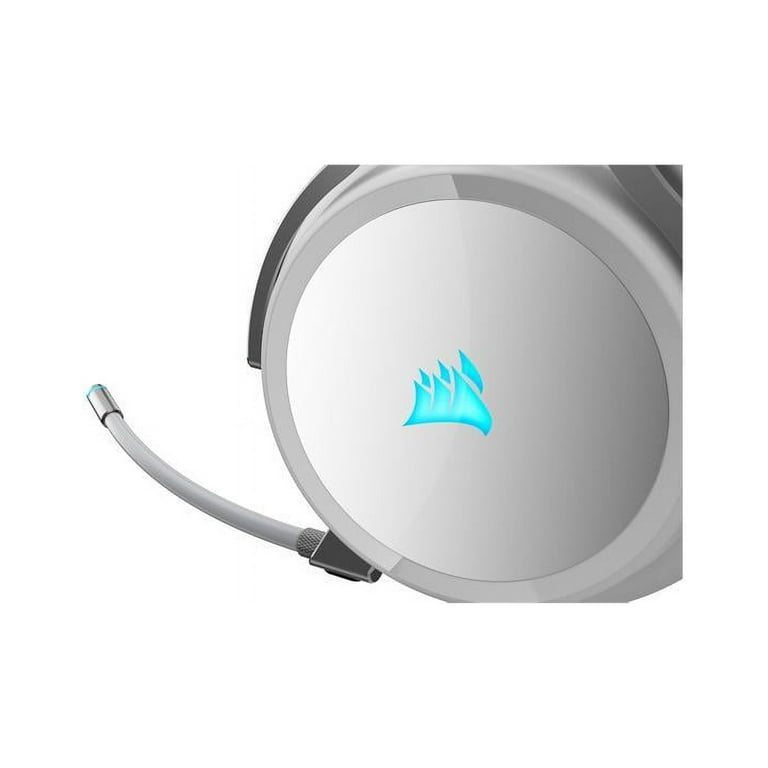 CORSAIR Gaming VIRTUOSO RGB - Headset - Full Size - 2.4 GHz - Wireless -  USB, 3.5 mm Jack - White