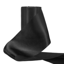 Uxcell Wide Satin Ribbon, Solid Color Thick Ribbon for Gift Wrapping and Wedding Decoration Black