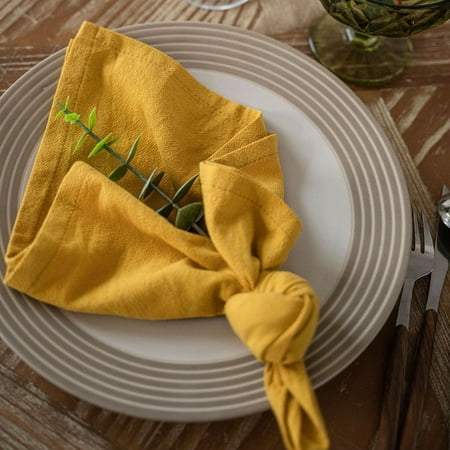 

Mduoduo Cloth Napkins Restaurant Wedding Dinner Cloth Serviette Table Mat Desktop Decoration