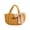 Yellow, variant on Summer Beach Bag Handwoven Straw Toted Bag Weaving Swim Shopping Travel Bag