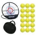 thumbnail image 2 of Golf Swing Trainer Chipping Net Golf Training Aids Indoor Outdoor Foldable Chipping Pitching Cages Hitting Mat Combination D, 2 of 6