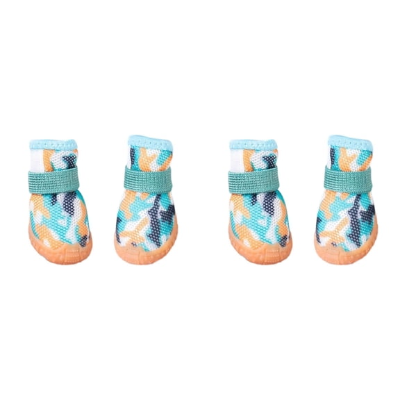 Dog Boots for Small, Medium Large Dogs,Waterproof Dog Shoes with Anti- Sole,Reflective Straps Rugged Traction,Protective Puppy Booties for Winter Snow,Summer Hot Pavement Outdoor Adventures