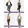 thumbnail image 6 of Stretch Is Comfort Women's High Waist Cotton Stretch Pencil Pants Front Pockets |Adult Xsmall - 3x, 6 of 7
