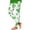 White, variant on St. Patrick'S Day Themed Printed Leggings Girls Stretch Athletic Base Layer Pants Festive Design Clothes