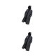 thumbnail image 1 of Impermeable reutilizable Qarigey de secado rápido para mujeres y hombres Senderismo Negro 2XL 2Conjunto, 1 of 1