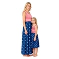 thumbnail image 4 of Mommy and Me Matching Outfits Stars And Stripes 4th of July Dress Sleeveless Crewneck Sundress Patriotic Dresses for Women Girls, 4 of 6