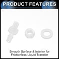 thumbnail image 6 of Unique Bargains Plastic Hose Barb Fittings, 5/32" Barb M5 External Thread Adapter Connector Kit PP Clear, 1 Set, 6 of 7