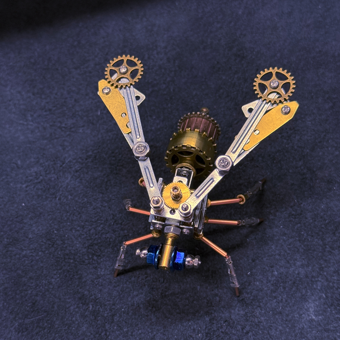 3D Metal Puzzle Flying Insects Model Kit, 138PCS Steampunk DIY Assembly Mechanical Building Kit Collectible Home Decor for Birthday Christmas Adults & Teens