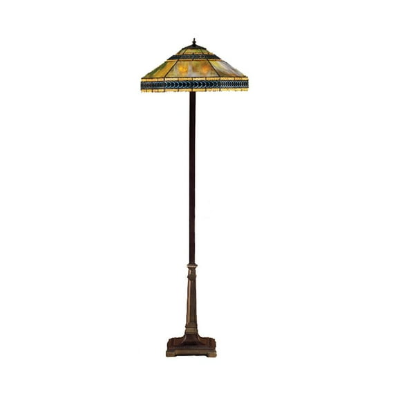 Meyda Tiffany 26567 Stained Glass / Tiffany Floor Lamp From The Cambridge Collection -