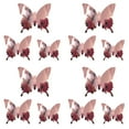 thumbnail image 1 of 48 piezas de decoración de pared de mariposas 3D para dormitorio, pegatinas de mariposa con espejo, decoración de habitación plateada para dormitorio, 1 of 5