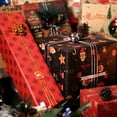 thumbnail image 4 of 5 Sheets of Christmas Gift Wraps Christmas Elements Gift Wraps, 4 of 5