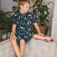 thumbnail image 4 of Balery Flamingos And Birds Conjunto de Pijama Infantil de Manga Corta con Estampado – Ropa de Dormir de Algodón Suave-X-Large, 4 of 6