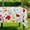 Floral2, variant on Tropical Leaves Outdoor Tablecloth with Umbrella Hole 60x84in, Waterproof Patio Table Cover with Zipper