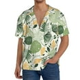 thumbnail image 3 of Wukai Hawaiian Style Men's Casual Short-Sleeve Button Down Shirt - Lightweight Summer Dress Shirt for Daily Wear-Small, 3 of 7