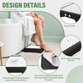 thumbnail image 3 of SOYO Heavy Duty Mobility One Step Stool, Indoor/Outdoor Non-Slip Step Platform Assistive Devices for Adults and Elderly, Portable Standing Supports for Cars, Bed, Door, Stair or Bathroom, Black-White, 3 of 8