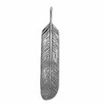 thumbnail image 1 of Sterling Silver 30" 1.2mm Box Chain 3D Long Eagle Indian Feather Pendant Necklace, 1 of 2