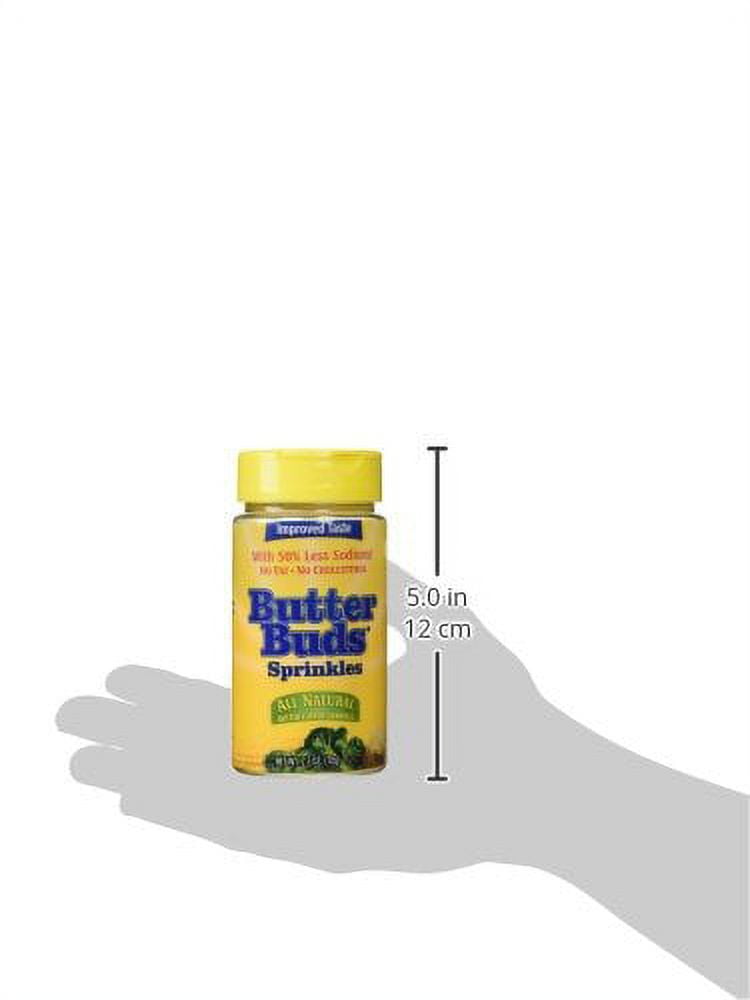 Butter Buds Sprinkles All Natural Butter Flavor Granules 2.5 oz. Shaker