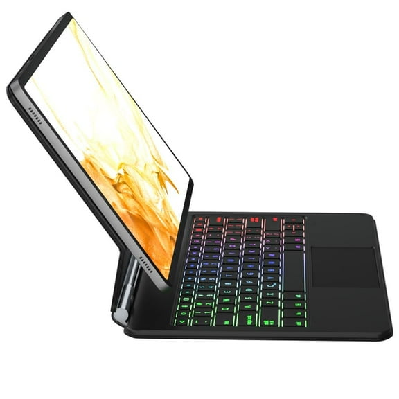 MATN Magnetic Keyboard Case Compatible with Galaxy Tab S9 11 inch Keyboard Case with Backlight Touchpad Floating Cantilever Stand Backlit Keyboard