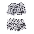 thumbnail image 1 of 400 Pcs Yeux Ronds Ondulés 12 + 15 mm Autocollants pour Enfants, 1 of 8
