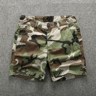 Camouflage Loose Cargo Shorts Men Summer Military Camo Short Pants ...