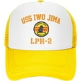 thumbnail image 3 of USS Iwo Jima Lph-2 Mesh Cap Trucker Cap Sports Baseball Cap Casual Unisex Adjustable Hat Hip Hop Cap, 3 of 5