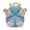 Blue, variant on GobdXE Back To School Unisex Student 3D Butterfly Cartoon Mini Backpack Dual Zipper Pocket Lightweight Daypack Size:One Size