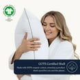 thumbnail image 4 of Delara King Size Organic Pillow Protectors 21x36 Inch, GOTS-Certified Cotton, Waterproof & Breathable, 2-Pack, 4 of 8