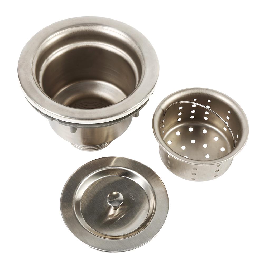 LYUMO 3.5 Stainless Steel Home Kitchen Sink Drain Strainers With Filter
