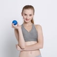 thumbnail image 2 of Pelota de Masaje TPE JShteea para Lacrosse Deportes Yoga Relajación Rodillo Fitness azul, 2 of 6