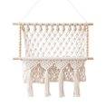 thumbnail image 1 of Macrame Tapiz de Pared Boho Colgante Ornamento Artesanal Decorativo con Cuerda y Madera para Sala de Estar y Dormitorio Adecuado para Regalos Decoración del Hogar Oficina Dormitorio Galería, 1 of 9