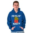 thumbnail image 5 of Funny Feelin Salty Fries Food Pun Hoodie Sweatshirt Women Men Brisco Brands L, 5 of 6