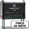 thumbnail image 2 of (3 pack) All Quality Cinco de Mayo Self-Inking Rubber Stamp | Agenda Planning Stamps (Black Ink) - Q-400, 2 of 7