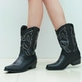 thumbnail image 7 of SheSole Women's Western Cowgirl Cowboy Boots Female Black, 7 of 7