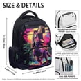 thumbnail image 4 of Bulopur T-Rex Kids Backpack for Boys Cool School Bag Lightweight Waterproof Multi-Pocket Book Bag for Kids 6-12, 4 of 7