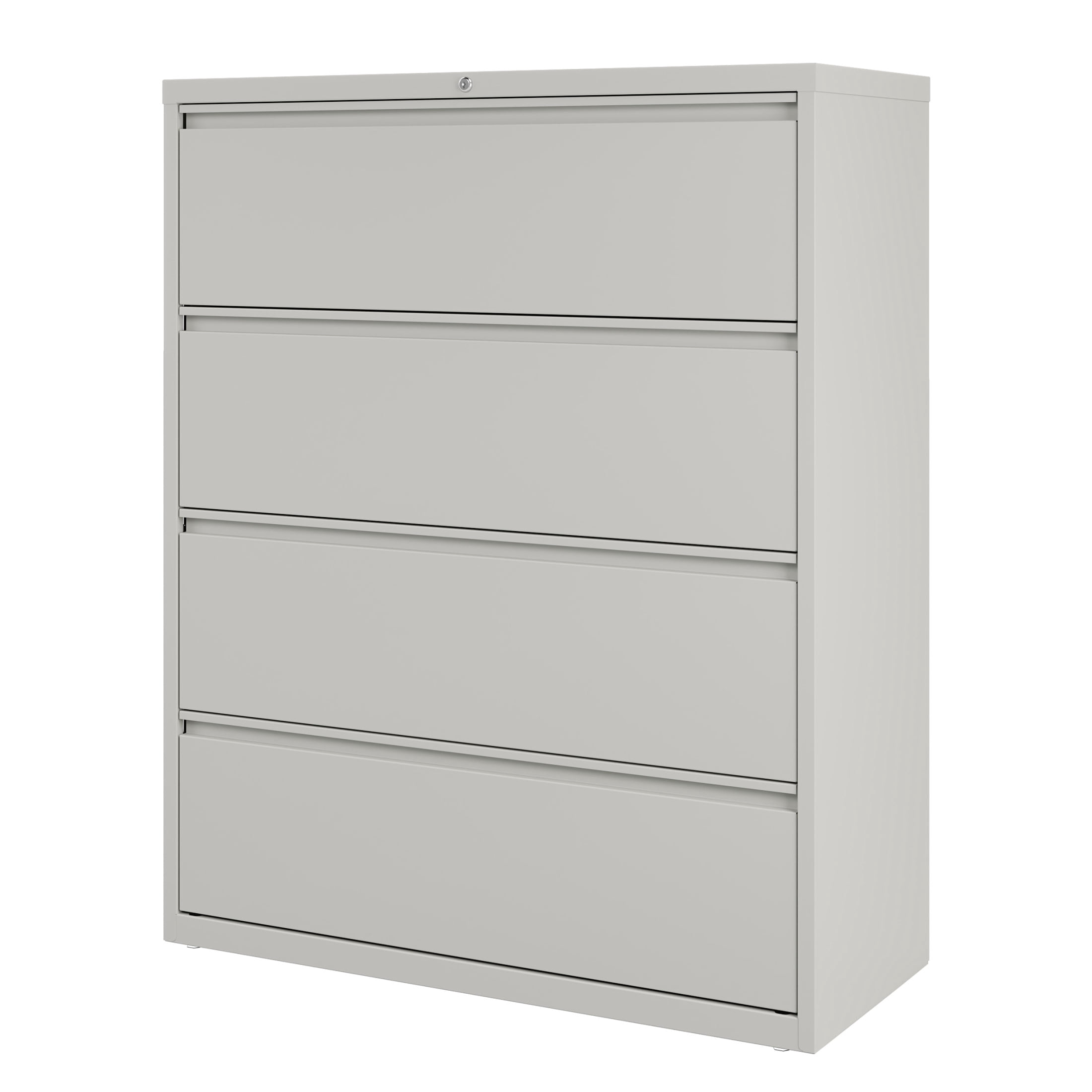 Hirsh 42 inch Wide 4 Drawer Metal Lateral File Cabinet for Home and Office, Holds Letter, Legal and A4 Hanging Folders, Gray
