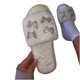 thumbnail image 2 of Zapatilla de felpa para mujer con lazo plano y zapatilla de casa, chanclas para interior Wmkox8yii hj789, 2 of 4