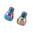 thumbnail image 1 of Yingyy 1 Pair Bike Bicycle Fixie Pedal Extender Adapters Extension Screws Rianbow, 1 of 9