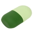 thumbnail image 2 of Rodillo de hielo para rostro, molde de hielo frío, soporte de silicona reutilizable para belleza facial, cuidado facial casero, rayas verdes, 2 of 15