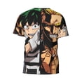 thumbnail image 6 of Mha My Hero Academia T-Shirt for Men Novelty 3D Pritneted Casual Short Sleeve Tees Shirt Summer Street T Shirt Top, 6 of 7