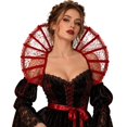 thumbnail image 3 of Detachable Ruffle Collar Halloween Gothic Accessory for Women Men Cosplay Party Dress Up Style, 3 of 6