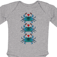 thumbnail image 4 of Inktastic Blue Crab Lover Boys or Girls Long Sleeve Baby Bodysuit, 4 of 5