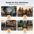 thumbnail image 6 of Flintex Portable Charcoal Grill with 360° Motorized Rotisserie, 2-in-1 Direct & Indirect Cooking, Foldable Outdoor BBQ for Camping & Backyard, 6 of 10