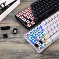 thumbnail image 4 of Teclado MOTOSPEED CK62 61 teclas Teclado mecánico RGB Teclado USB BT con doble modo Teclado para juegos Negro con interruptores azules OUTEMU MOTOSPEED Teclado, 4 of 7
