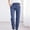 Blue, variant on GaThRRgYP Womens Pants,Woman Solid Color Cotton and Linen Drawstring Elastic Waist Long Straight Pants