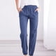 thumbnail image 1 of Ichuanyi liquidación mujer color sólido algodón y ropa de lino cintura elástica pantalones rectos largos ICHUANYI WER2023081604338, 1 of 4