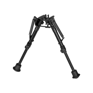 Harris Engineering Rotate Self Level Sporting BiPod with Solid Base, Black, 6-9